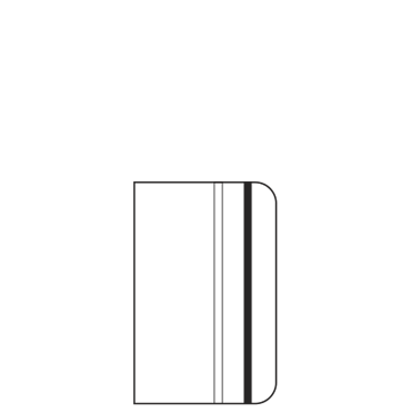 Disegno tecnico del taccuino Stifflex Small